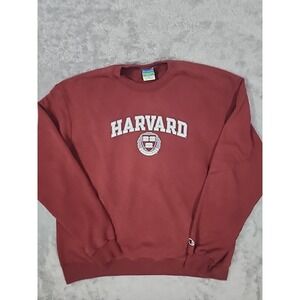 Champion Harvard Eco Fleece Sweatshirt Mens XL Spellout Ivy League College